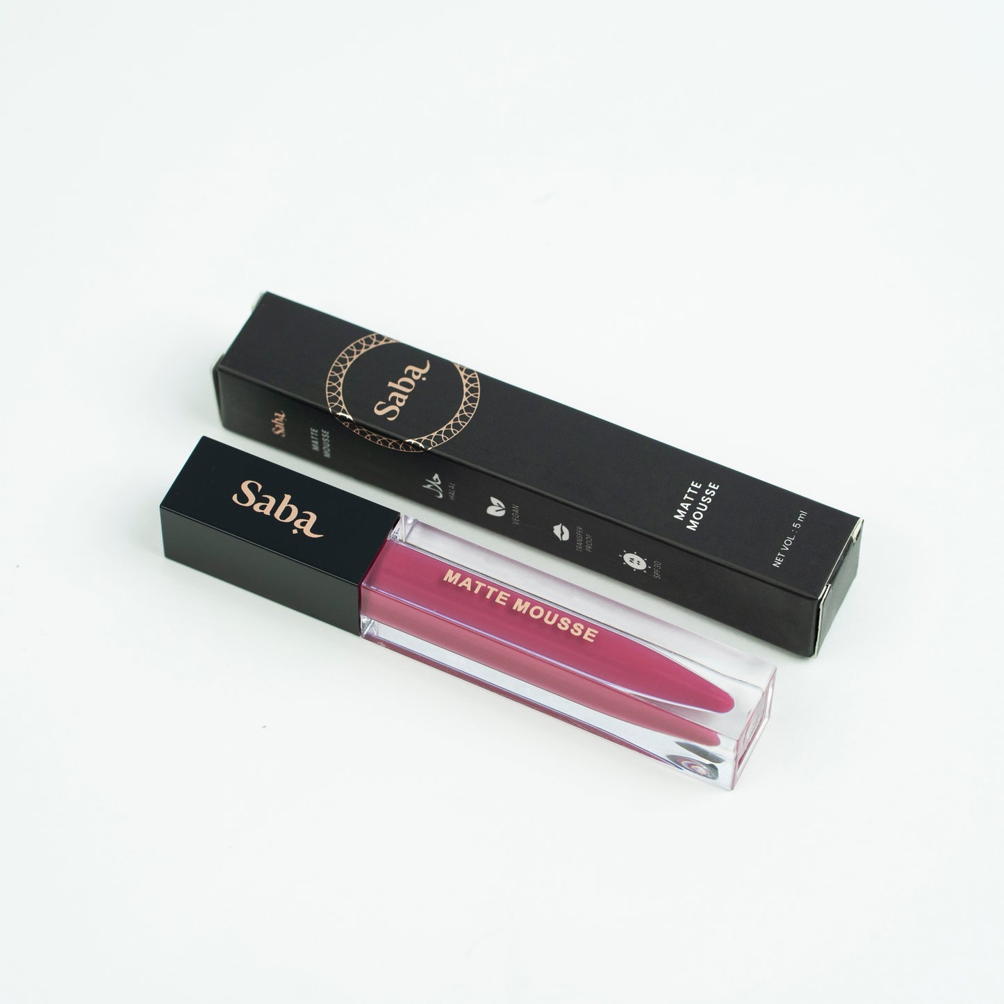 Saba Matte Mousse Liquid Lipstick - 07 - Grape Wine