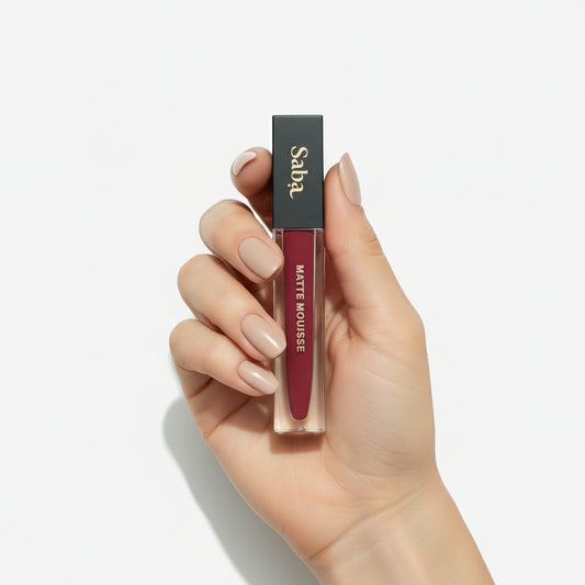 Saba Matte Mousse Liquid Lipstick - 10 - Ruby Red