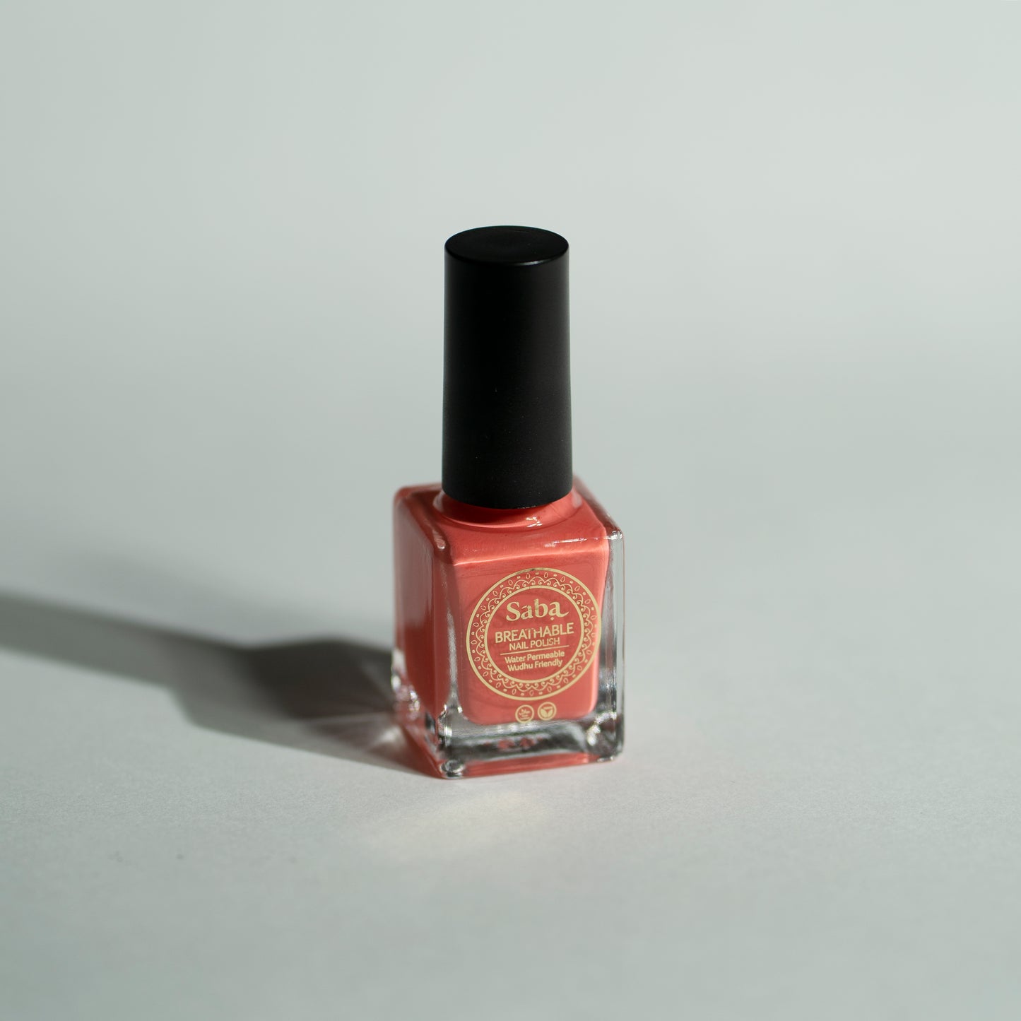Saba Hibiscus Red breathable nail polish