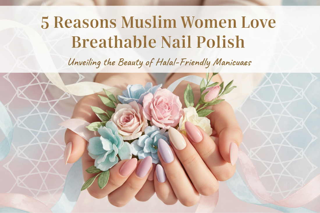 Saba breathable nail polish collection with trendy shades