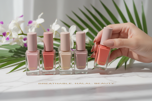 Best breathable nail polish Singapore halal wudhu friendly nail polish Muslim women