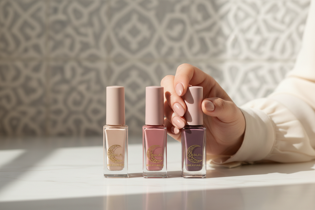 Best everyday halal nail polish Muslim women breathable nail polish