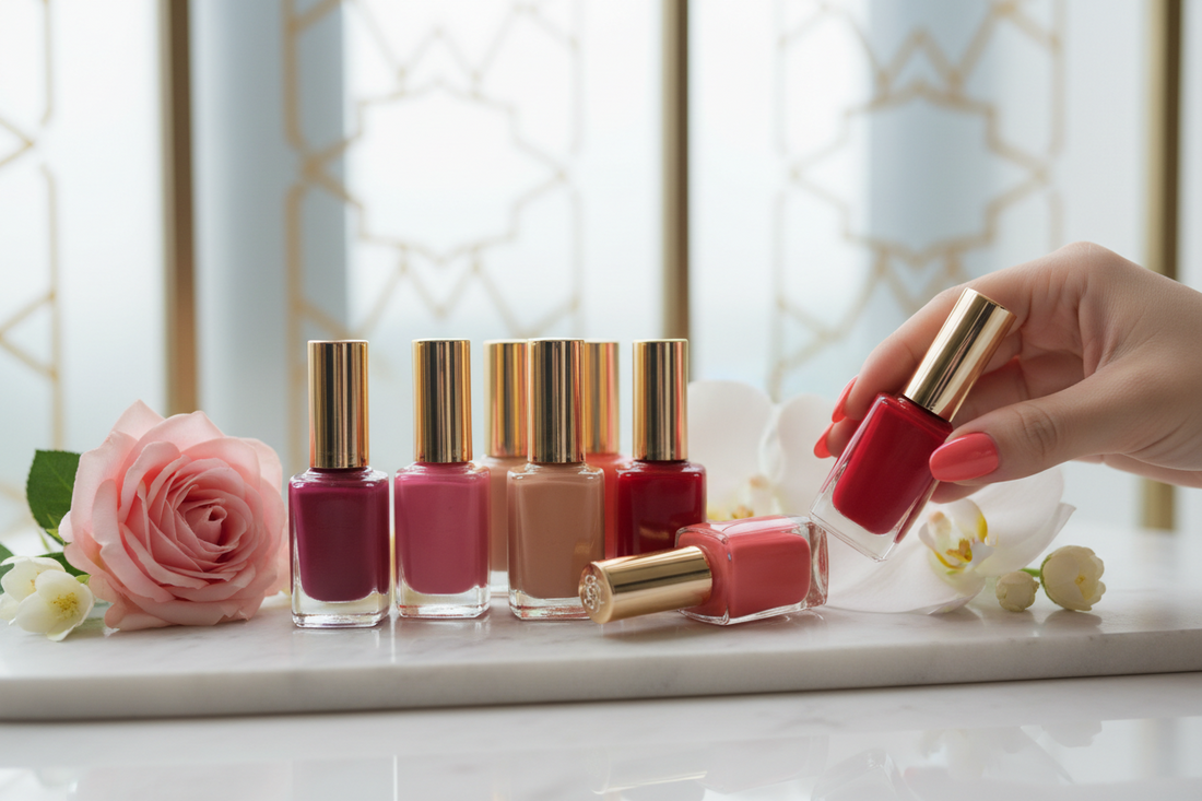 Best halal nail polish Singapore breathable wudhu friendly nail polish Muslim women