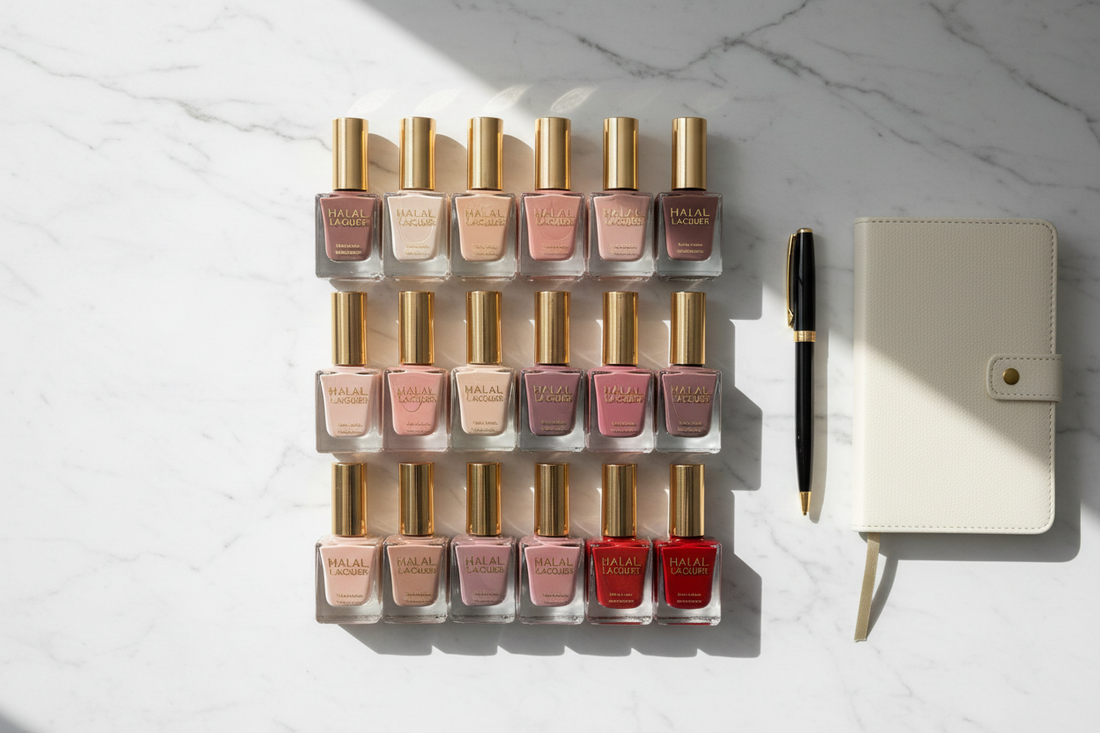 Office wear halal breathable nail polish shades