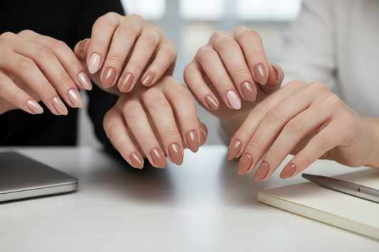 nude halal nail polish office wear saba
