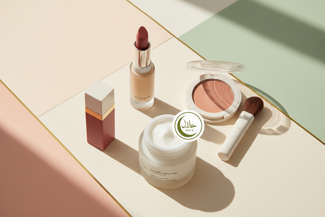halal cosmetics Singapore beginner guide with nail polish and lipstick