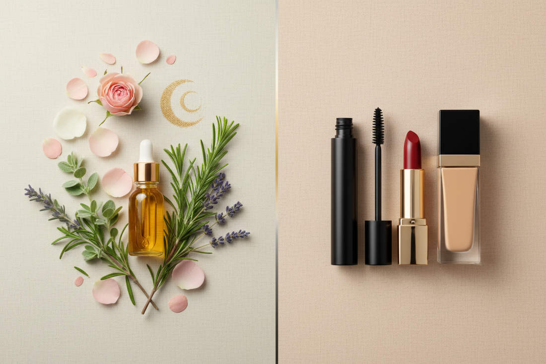 Comparison between halal cosmetics and traditional beauty products