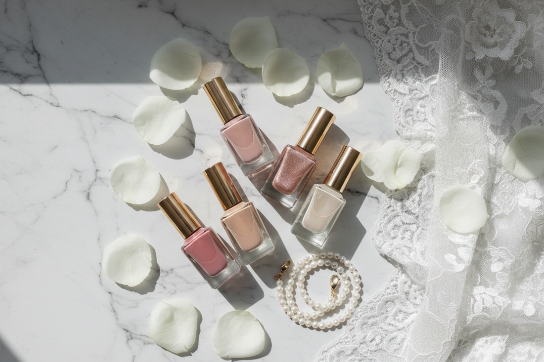 halal breathable nail polish wedding shades for Muslim brides and guests