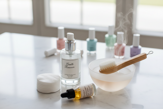 safe nail polish removal method healthy nails
