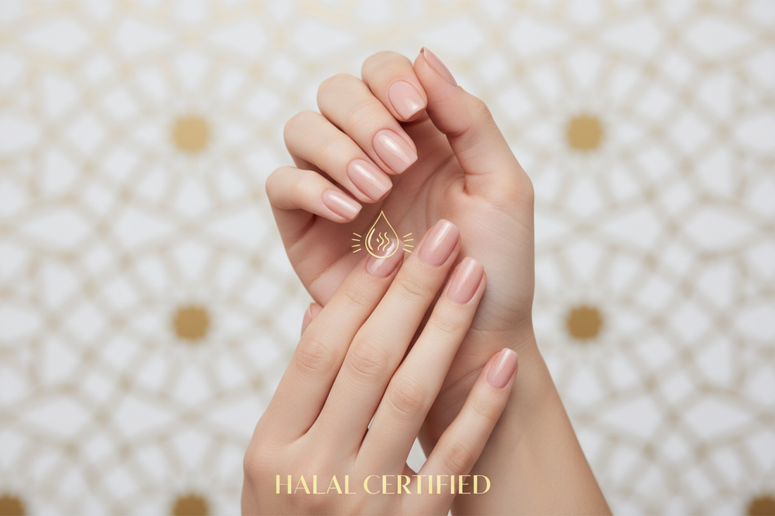 Breathable halal nail polish water permeability test