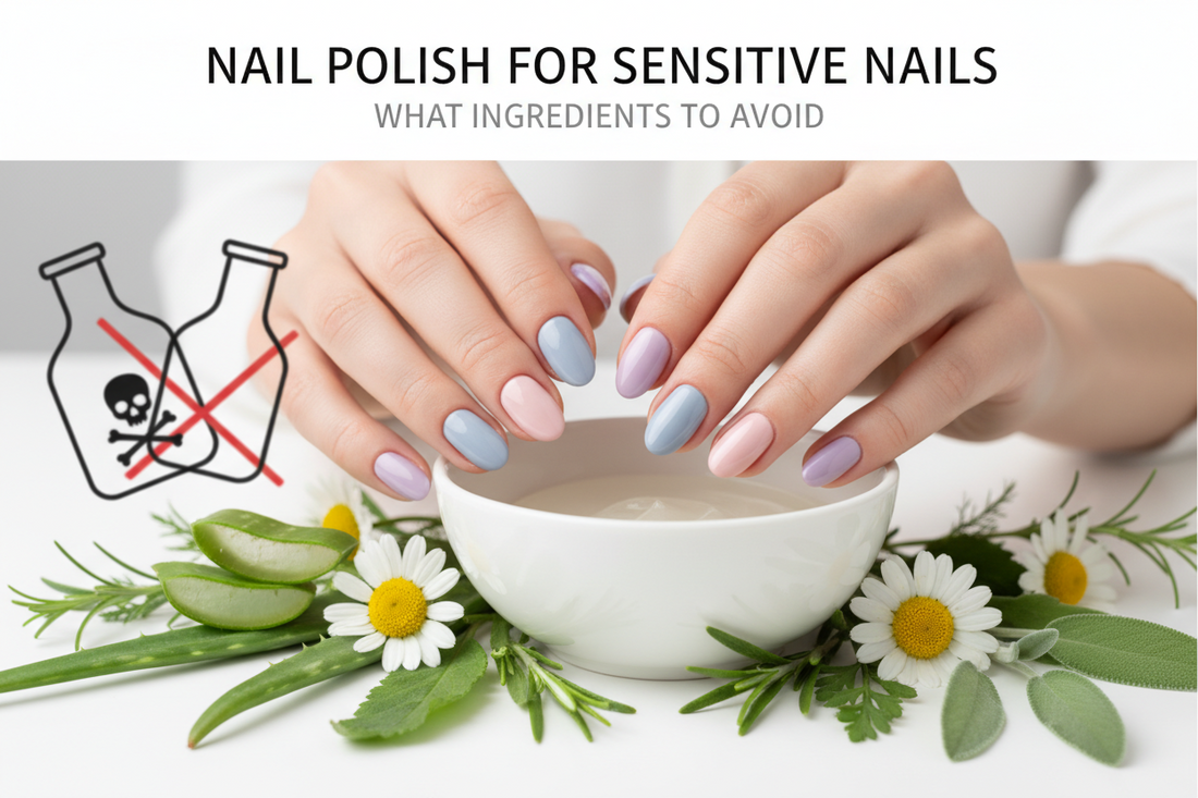 nail polish ingredients avoid sensitive nails chart