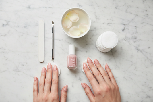 at home manicure breathable nail polish steps
