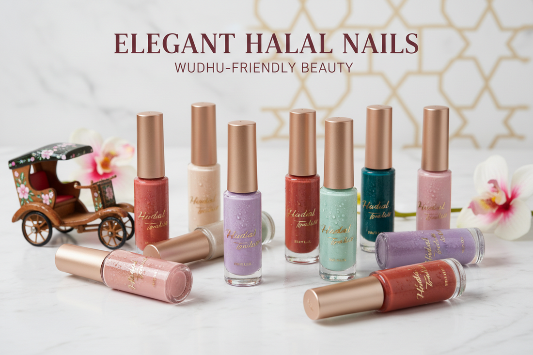 Wudhu friendly nail polish Malaysia breathable halal nail polish Muslim women