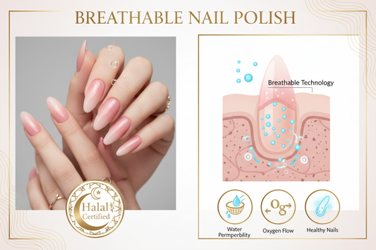 What is breathable nail polish halal wudhu friendly nail polish Singapore Malaysia