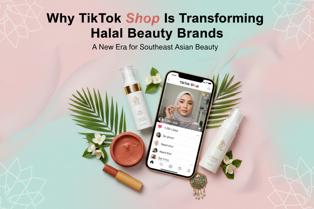 TikTok Shop halal beauty products and live selling