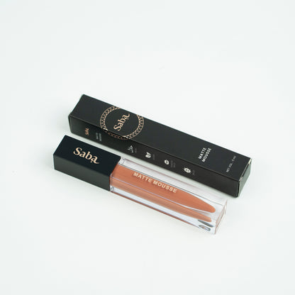 Saba Matte Mousse Liquid Lipstick - Almond Cream - 01