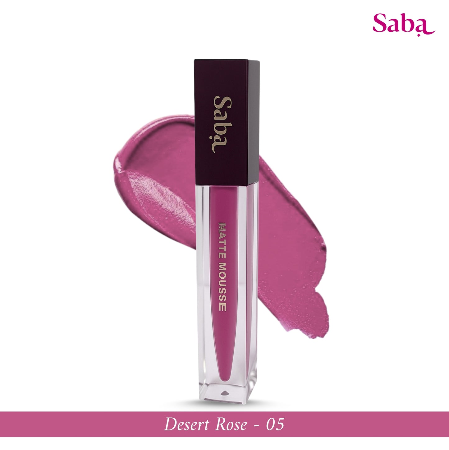 Saba Matte Mousse Liquid Lipstick - 05 - Desert Rose