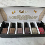 Saba Nail Polish Gift Box – Exclusive 6-Piece Breathable Nail Polish Set