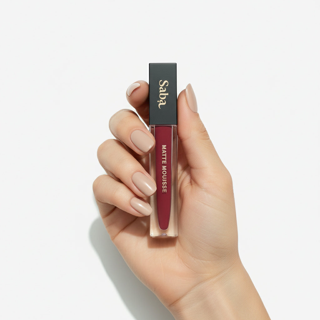 Saba Matte Mousse Liquid Lipstick - 10 - Ruby Red