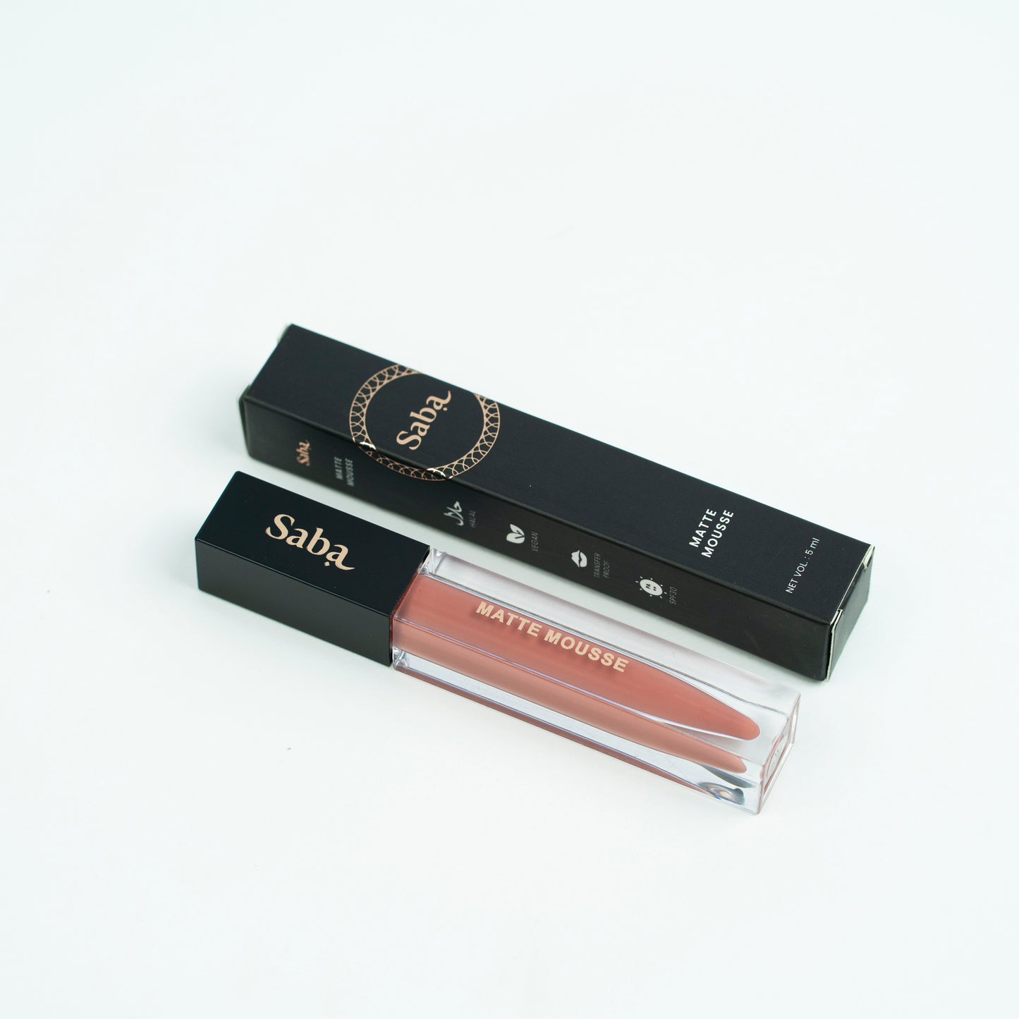 Saba Matte Mousse Liquid Lipstick - 11 - Toffee Nude
