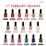 Saba Nail Polish Gift Box – Exclusive 6-Piece Breathable Nail Polish Set