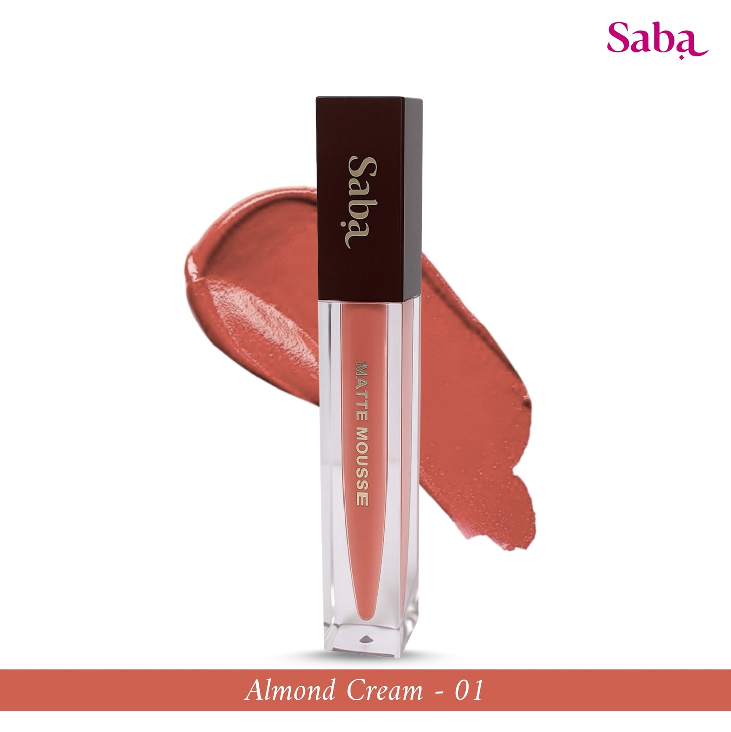 Saba Matte Mousse Liquid Lipstick - Halal Vegan & Breathable with SPF 30