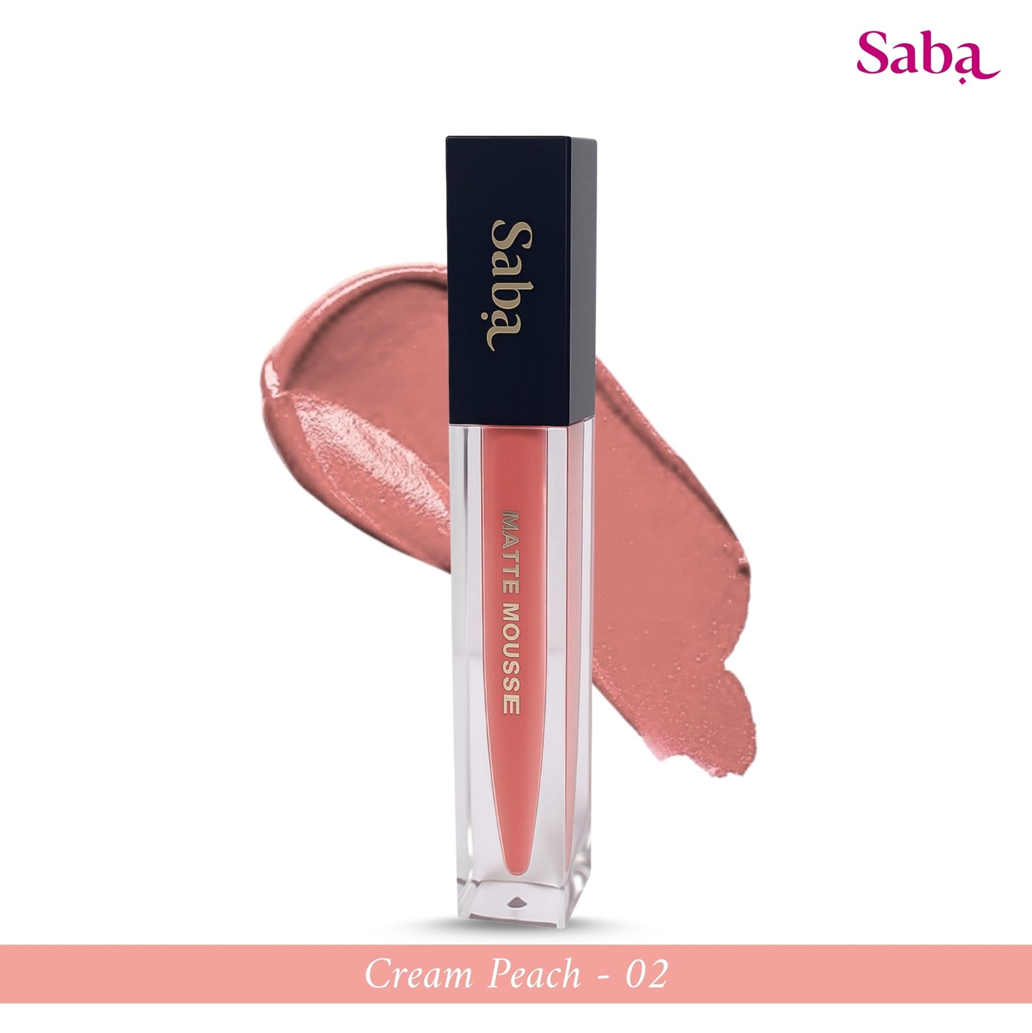 Saba Matte Mousse Liquid Lipstick - Halal Vegan & Breathable with SPF 30