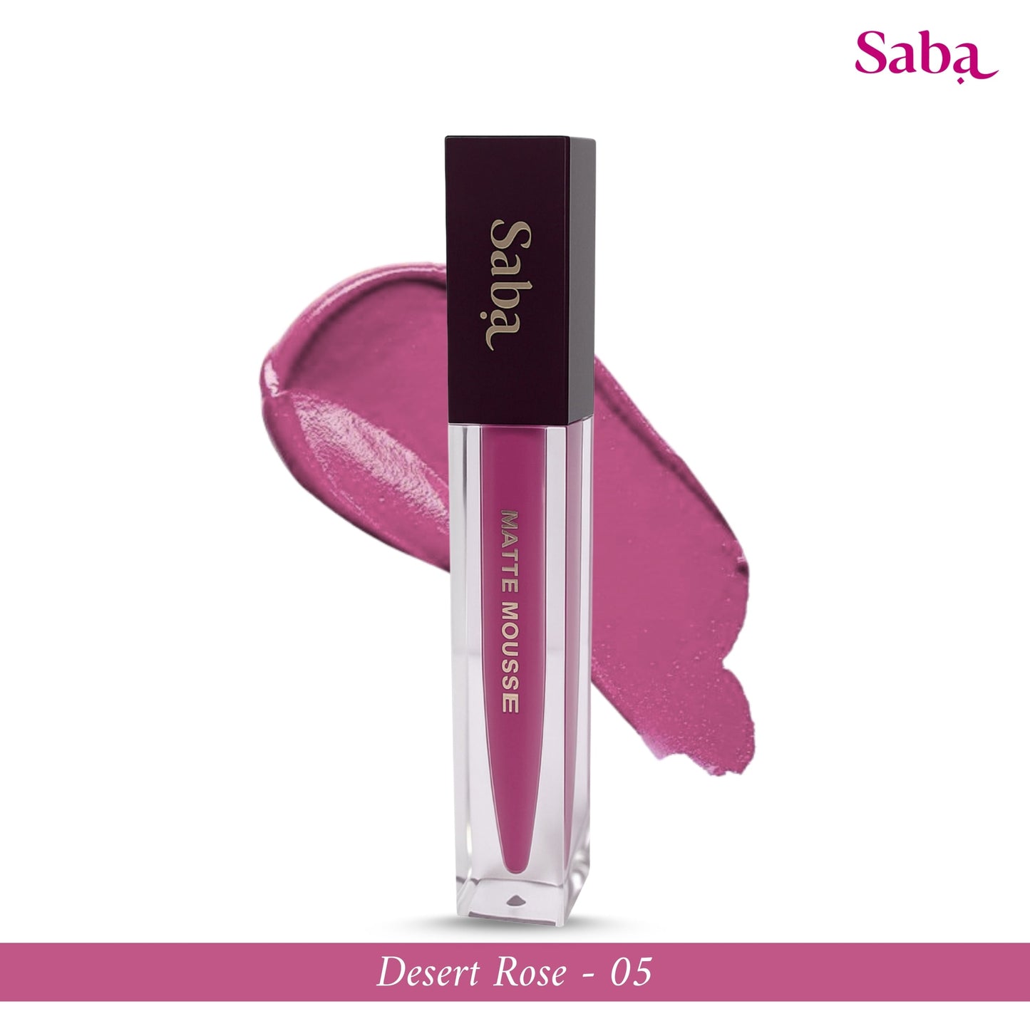 Saba Matte Mousse Liquid Lipstick - Halal Vegan & Breathable with SPF 30