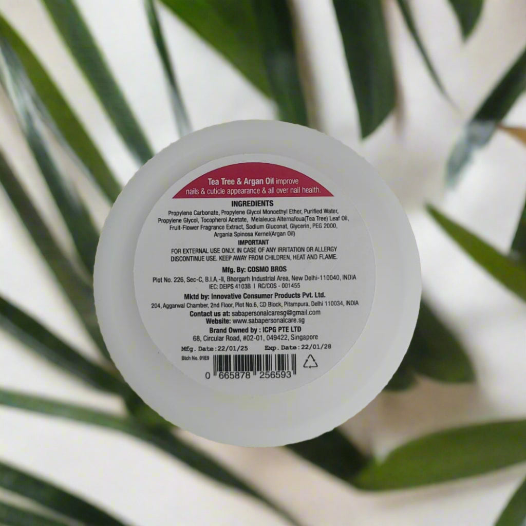 Saba Nail Polish Remover – Gentle, Effective, and Halal-Certified