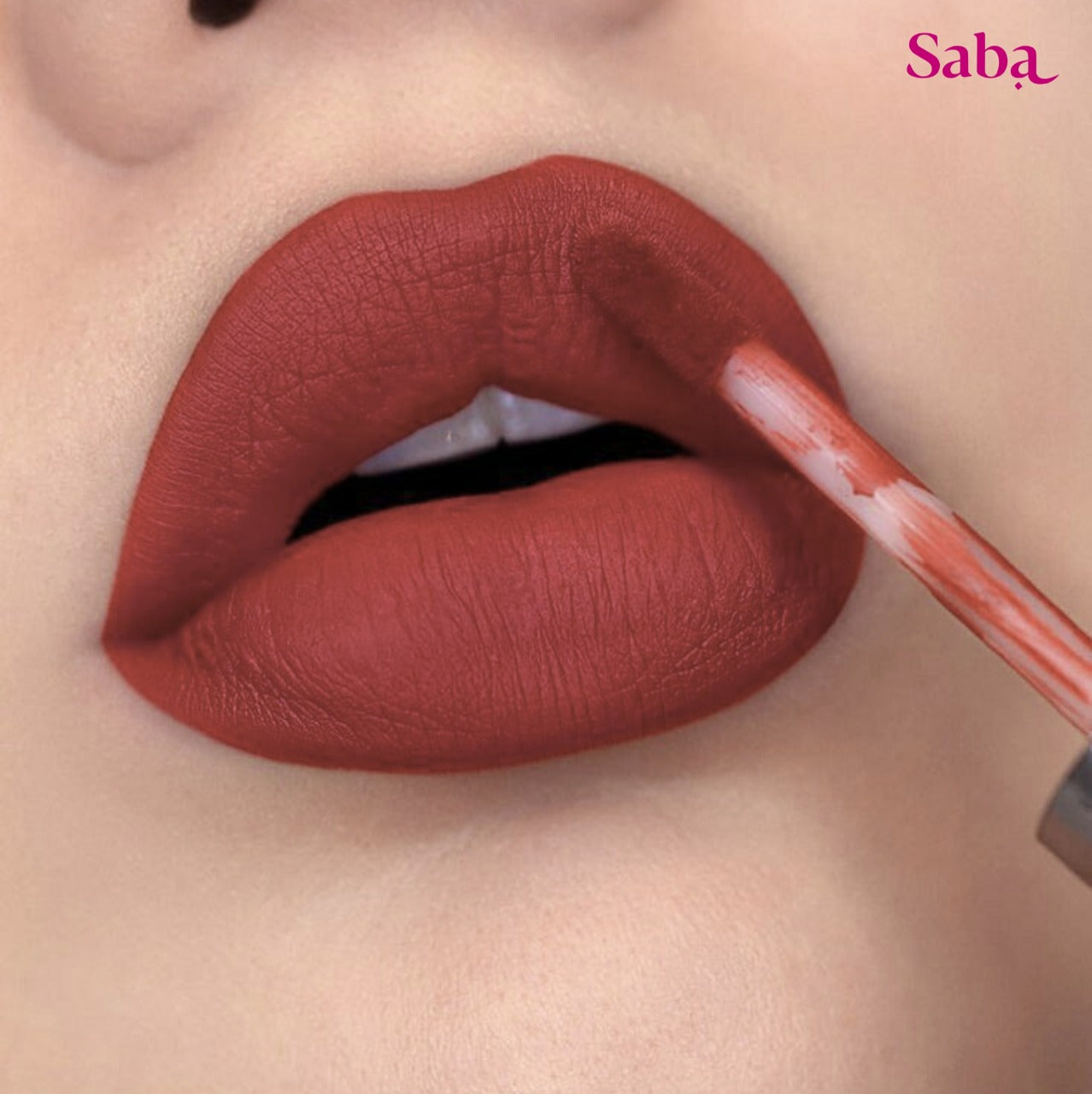 Saba Matte Mousse Liquid Lipstick - Halal Vegan & Breathable with SPF 30
