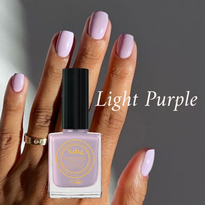 Saba Breathable Nail Polish - Light Purple