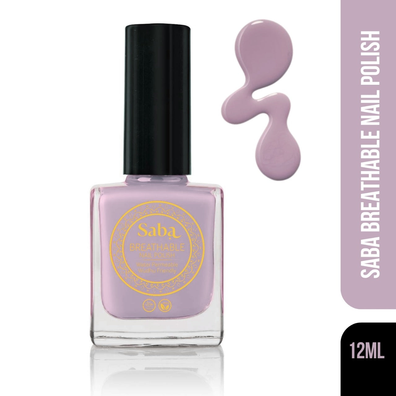 Saba Breathable Halal & Vegan Wudhu Friendly Nail Polish