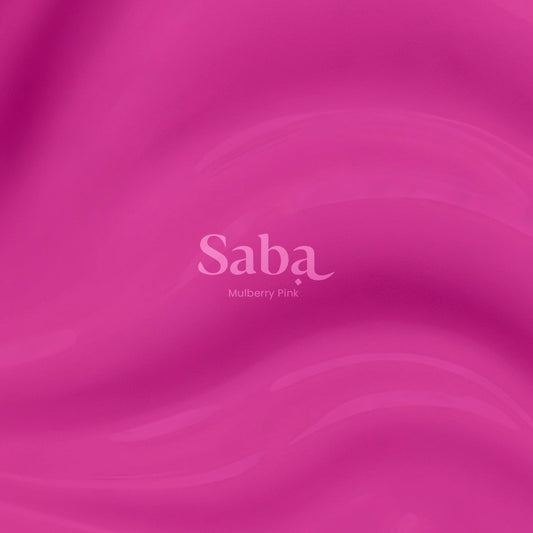 Saba Mulberry Pink is a sheer, breathable nail polish that enhances your natural nails with a soft pink glow. Vegan, toxin-free, and beautifully lightweight
