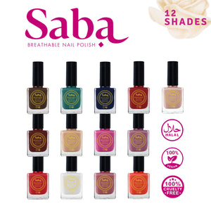 Saba Breathable Nail Polish - Rose Gold