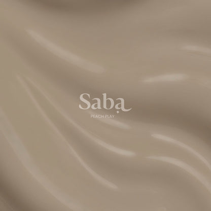 Saba Peach Play is a breathable nude peach nail polish that flatters all skin tones. Toxin-free, vegan, and designed to keep nails healthy and beautiful