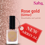 Saba Breathable Nail Polish - Rose Gold