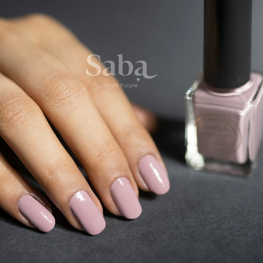 Saba Breathable Nail Polish - Light Purple