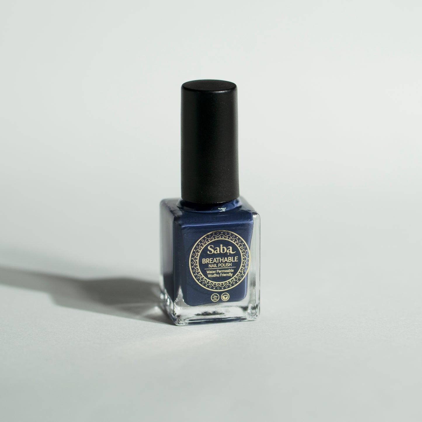 Saba’s breathable Russian Blue Nail Polish