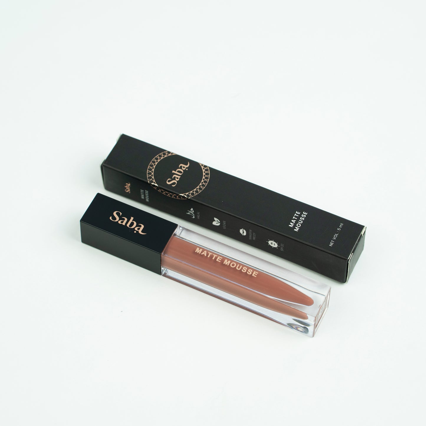 Saba Matte Mousse Liquid Lipstick - 12 - Hot Cocoa