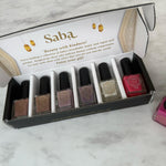 Saba Nail Polish Gift Box – Exclusive 6-Piece Breathable Nail Polish Set