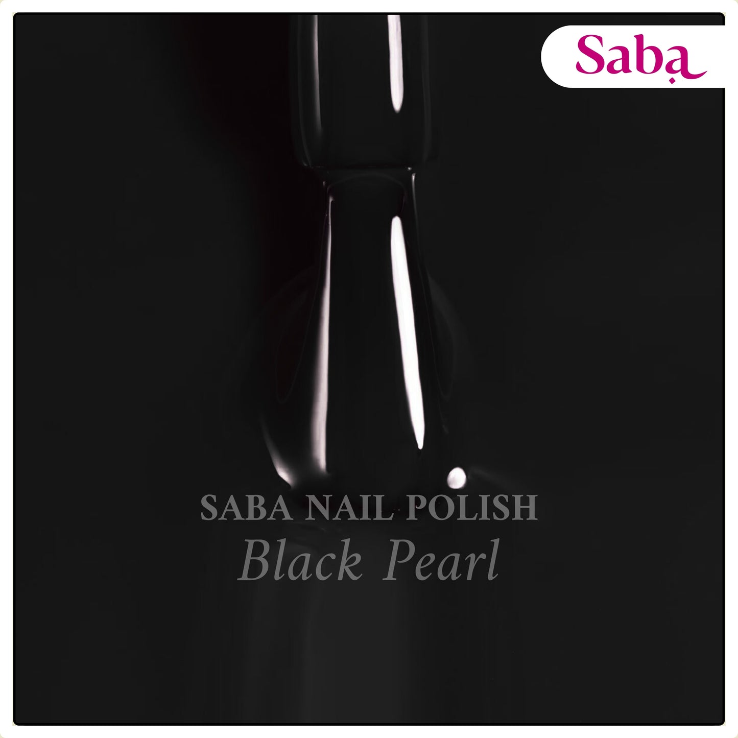 Halal Breathable Nail Polish – Black Pearl | Wudhu Friendly | Saba Singapore