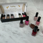 Saba Nail Polish Gift Box – Exclusive 6-Piece Breathable Nail Polish Set