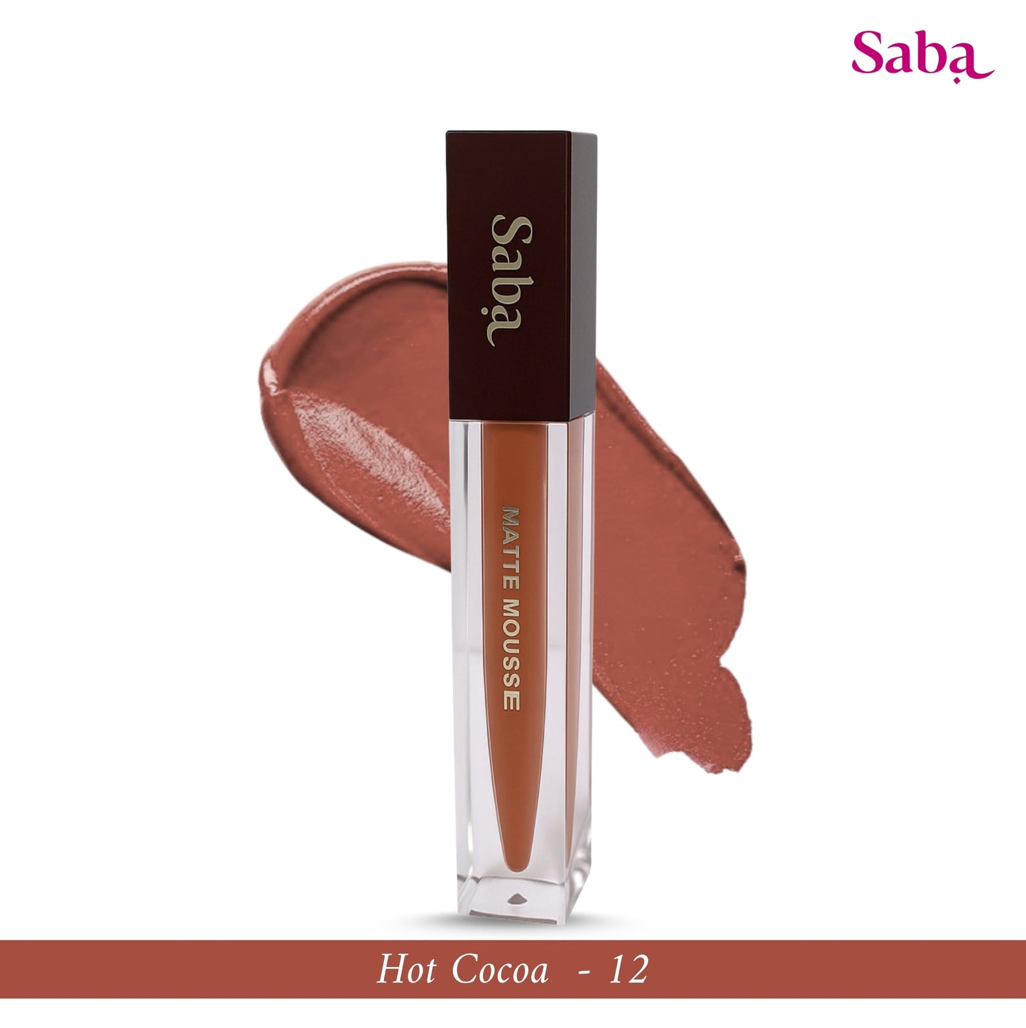 Saba Matte Mousse Liquid Lipstick - Halal Vegan & Breathable with SPF 30