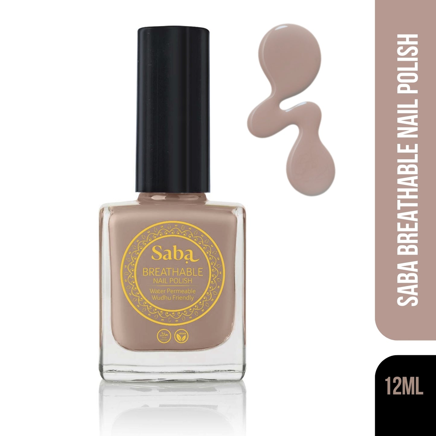 Saba Breathable Halal & Vegan Wudhu Friendly Nail Polish