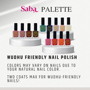 [Value Bundle Set] Saba Breathable Nail Polish | Wudhu Friendly & Halal certified | Cool Tine/ Earth Color/ Vibrant