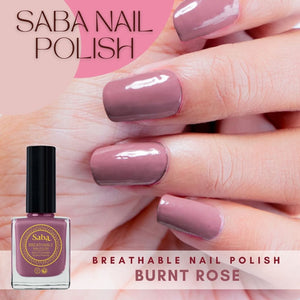 Saba Breathable Nail Polish - Burnt Rose