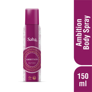 Saba  Ambition Halal & Vegan Perfumed Body Spray Deodorant