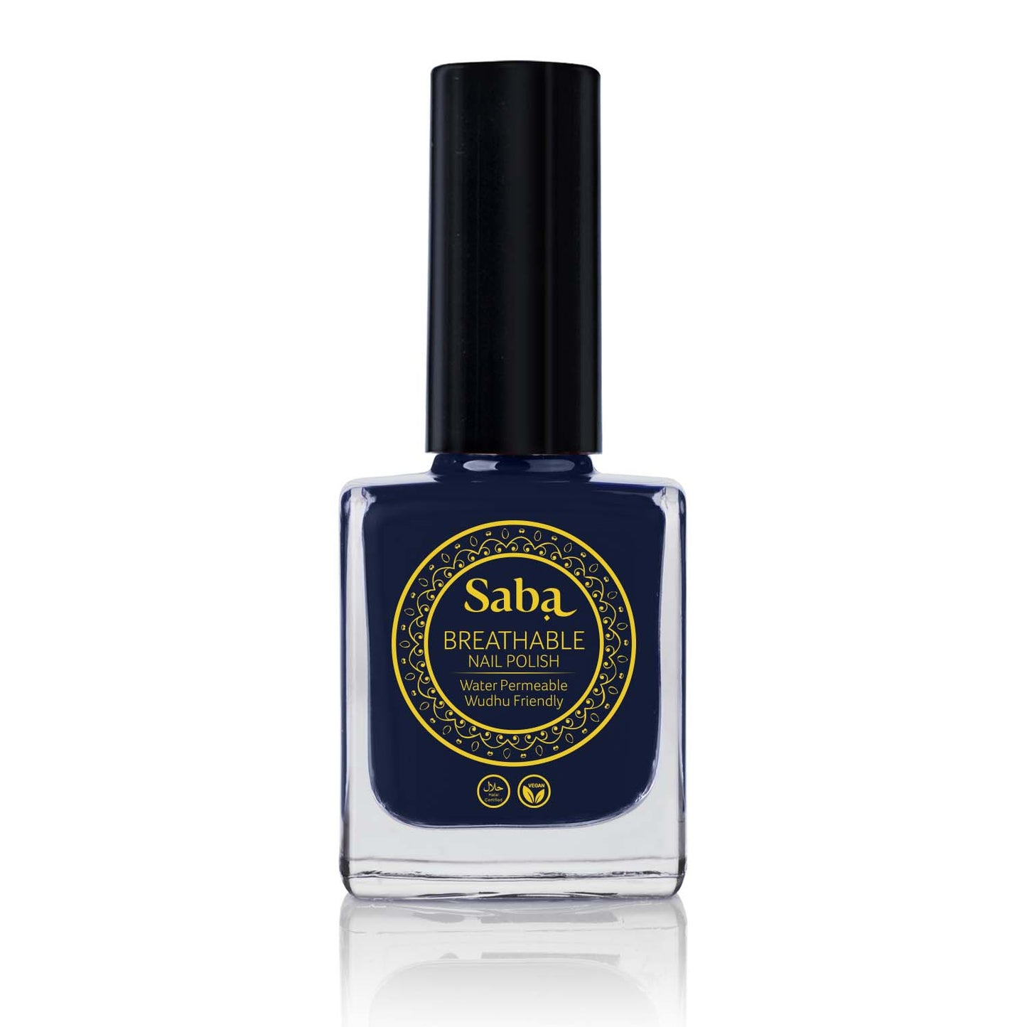Saba’s breathable Russian Blue Nail Polish
