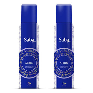 Saba Afrin Combo pack- No alcohol Body Spray